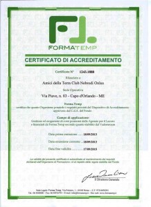 FORMATEMP - Certificato di accreditamento